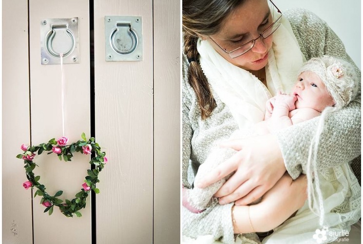 fotoshoot baby Limburg newborn babyfotograaf Oirsbeek aan huis