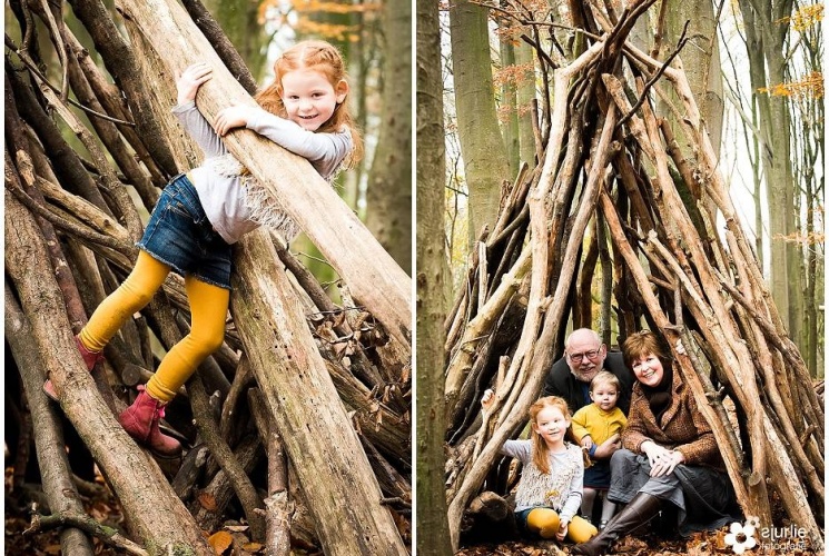familie Fotoshoot spontaan in de natuur in Zuid Limburg fotoreportage kinderen